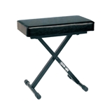 Quik Lok BX718 Deluxe Keyboard Bench with Large Extra Thick Seat Cushion