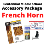 Centennial MS French Horn Band Program Accessory Pkg Only