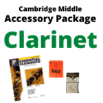 Cambridge Middle School Clarinet Band Program Accessory Pkg