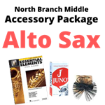 North Branch Middle Alto Sax Band Program Accessory Pkg Only