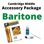 Cambridge Middle School Baritone/Euphonium Band Program Accessory Pkg Only