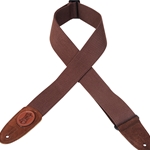 Levy's 2" Cotton Guitar Strap with Suede Ends