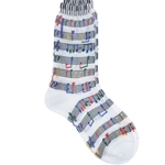 Staff with Multi Color Notes - Socks