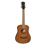 Luna Safari Muse Mahogany Travel Guitar with Gig Bag