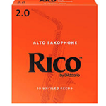 Box Rico Alto Sax Reeds (10 per box)