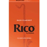 Box Rico Bass Clarinet Reeds (10 per box)