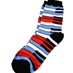 Keyboard Blue Rainbow Socks