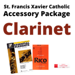 St. Francis Xavier Catholic School Clarinet Band Program Accessory Pkg Only