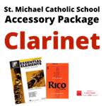 St. Michael Catholic School Clarinet Band Program Accessory Pkg Only