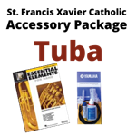 St. Francis Xavier Catholic School Tuba Band Program Accessory Pkg Only