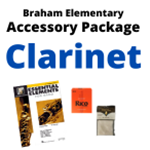 Braham Elementary Clarinet School Band Program Accessory Pkg Only