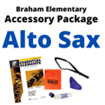 Braham Elementary Alto Sax School Band Program Accessory Pkg Only