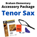 Braham Elementary Tenor Sax School Band Program Accersory Pkg Only