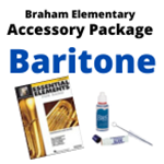 Braham Elementary Baritone/Euphonium School Band Program Accessory Pkg Only