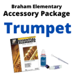 Braham Elementary Trumpet School Band Program Accessory Pkg Only