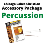 Chisago Lakes Christian Percussion Band Program Accessory Pkg Only