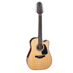 Takamine GD30CE12NAT 12-String Dreadnought Cutaway AC/EL Guitar with Solid Top
