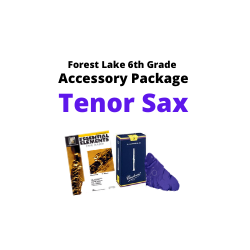 This FL Tenor Sax accessory package includes reeds, swab, and book.