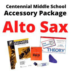 Centennial MS Alto Sax Band Program Accessory Pkg Only