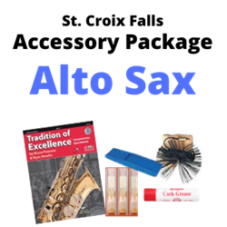 St Croix Falls Alto Sax Band Program Accessory Pkg Only