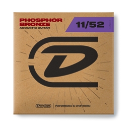 Dunlop 11-52 Medium Light Phosphor Bronze Acoustic Set