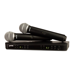 BLX288/PG58-H9 Dual Handheld Wireless System with Two PG58 Handheld Transmitters
