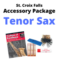 St. Croix Falls Tenor Sax Band Accessory Pkg Only