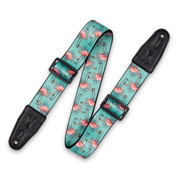 Levy's Polyester Flamingo Guitar Strap