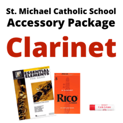 St. Michael Catholic School Clarinet Band Program Accessory Pkg Only