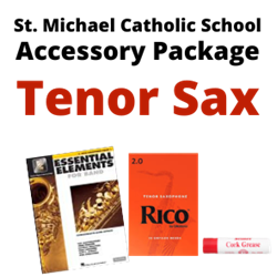 St. Michael Catholic School Tenor Sax Band Program Accessory Pkg Only