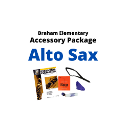 Braham Elementary Alto Sax School Band Program Accessory Pkg Only