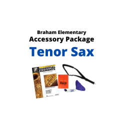 Braham Elementary Tenor Sax School Band Program Accersory Pkg Only