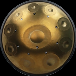 Amahi 24" Handpan Drum - 10 Notes