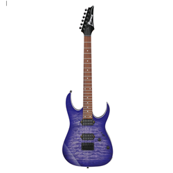 Ibanez RG421QMCBB Electric Guitar - Cerulean Blue Burst