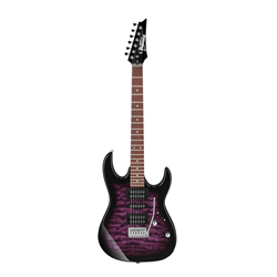 Ibanez GRX70QAT Electric Guitar - Transparent Violet Burst